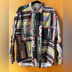 Vintage 90’s Ashanti Men’s button up